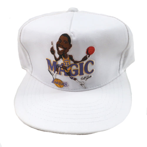 Vintage Magic Johnson Lakers Caricature Hat