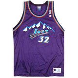Vintage Karl Malone Utah Jazz Champion Jersey