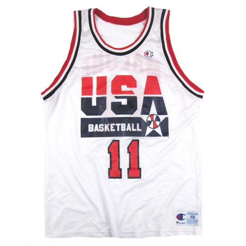 Vintage Karl Malone 1992 USA Dream Team Champion Jersey
