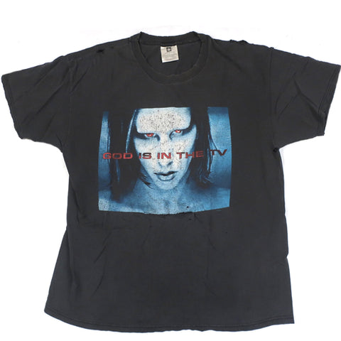 Vintage Marilyn Manson God is in the TV T-shirt