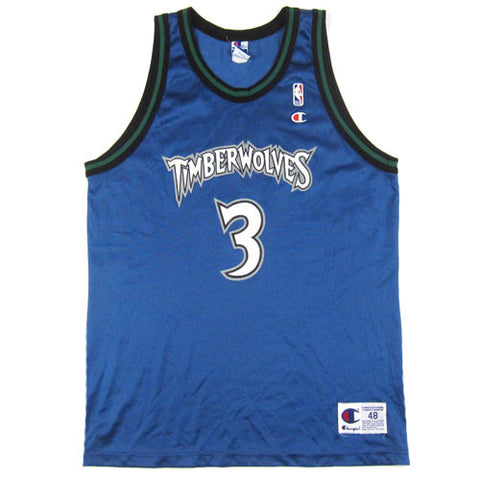 Vintage Stephon Marbury Minnesota Timberwolves Champion Jersey