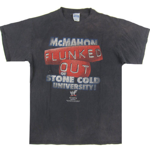 Vintage McMahon flunked out of Stone Cold University T-Shirt