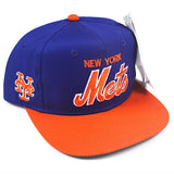 Vintage NY Mets script snapback hat NWT