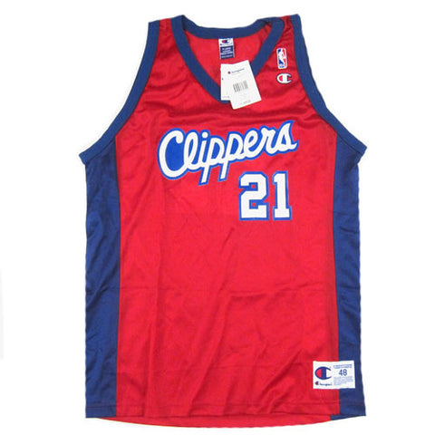 Vintage Darius Miles Los Angeles Clippers Champion Jersey