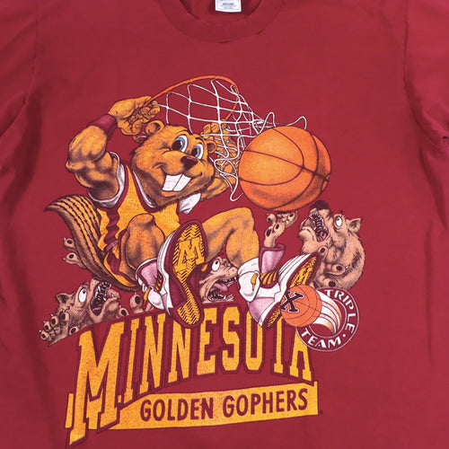 Chemise vintage des Golden Gophers du Minnesota taille XL
