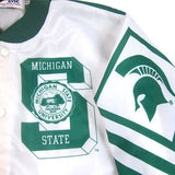 Vintage MSU Michigan State Spartans Chalk Line Jacket