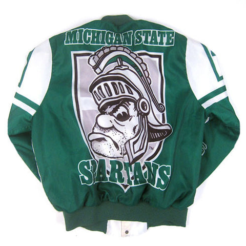 Vintage MSU Michigan State Spartans Chalk Line Jacket
