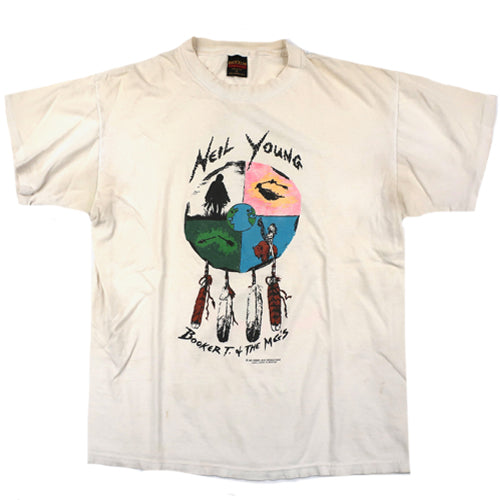 Vintage Neil Young 1993 World Tour T-Shirt Rock N Roll – For