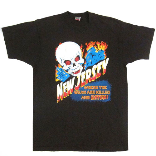 90s Print Cotton Jersey T-shirt