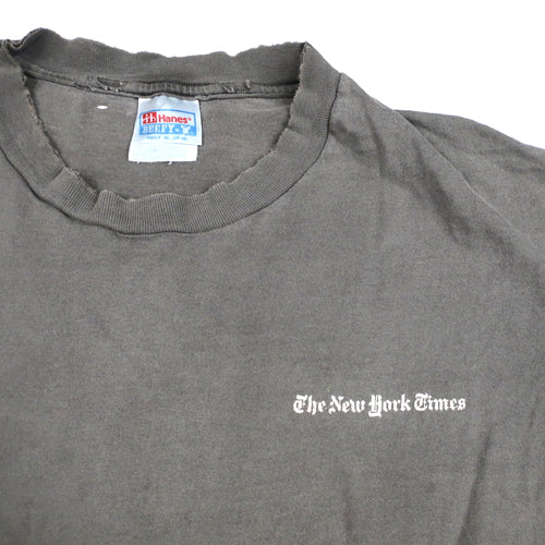 ★90s THE New York Times ニューヨークタイムズ Tシャツ Vintage New York Times T-shirt 90s – For All To Envy