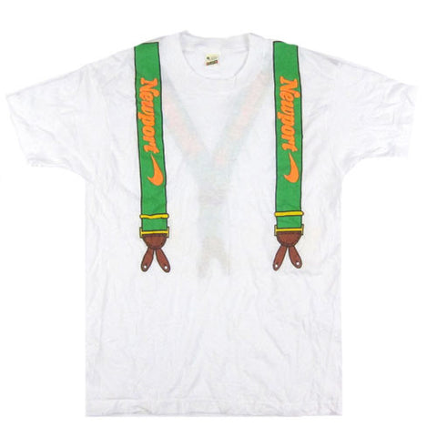 Vintage Newport Cigarettes Suspenders T-shirt