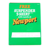 Vintage Newport Cigarettes Suspenders T-shirt