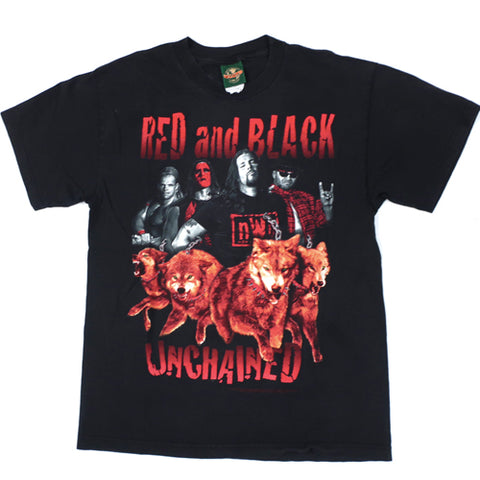 Vintage NWO Red and Black Unchained T-shirt
