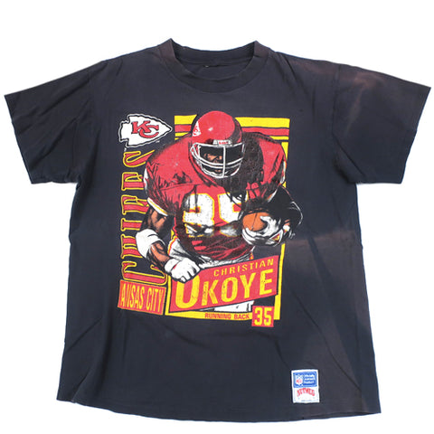 Vintage Christian Okoye Kansas City Chiefs T-shirt