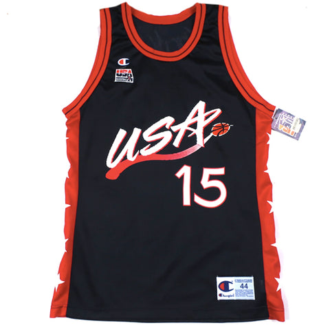 Vintage Hakeem Olajuwon 1996 USA Champion Jersey