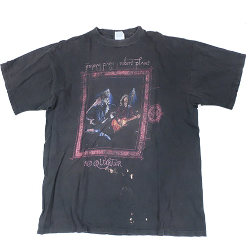 Vintage Page & Plant No Quarter T-shirt 1995 Rock – For All To Envy