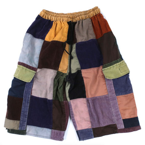 Patchwork Corduory Shorts