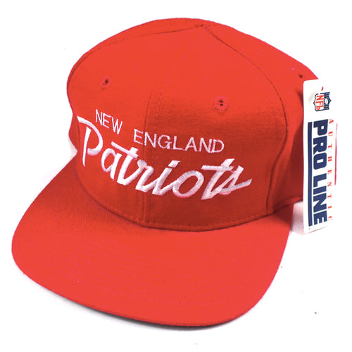 Vintage New England Patriots Script Hat NWT (Missing Button) NFL ...