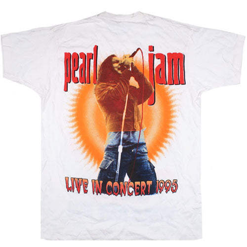 Vintage Pearl Jam 1995 World Tour T-Shirt Vitalogy Rock Eddie