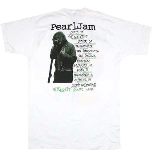 Pearl Jam Official T-Shirt - Crayons Eddie Vedder Ten Vs Vitalogy Graphic Tee, Unisex, 100% Cotton - View #9