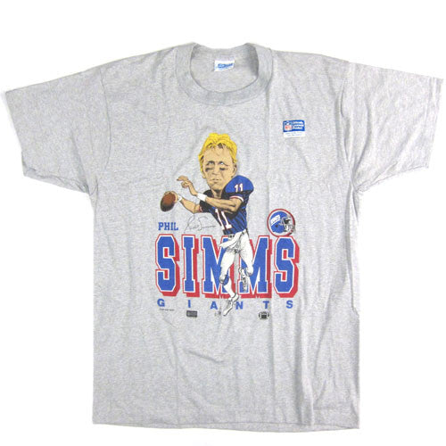 Vintage Phil Simms New York Giants Caricature T-shirt