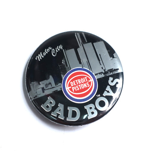 Vintage Detroit Pistons Bad Boys Button