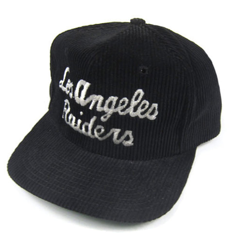 Vintage LA Raiders Corduroy Snapback Hat NWOT