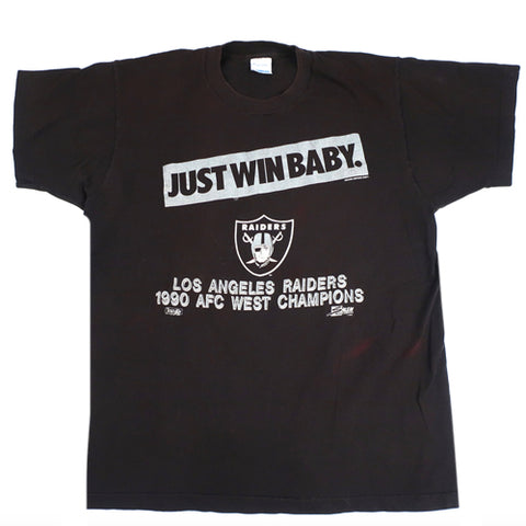 Vintage Los Angeles Raiders Just Win Baby T-Shirt