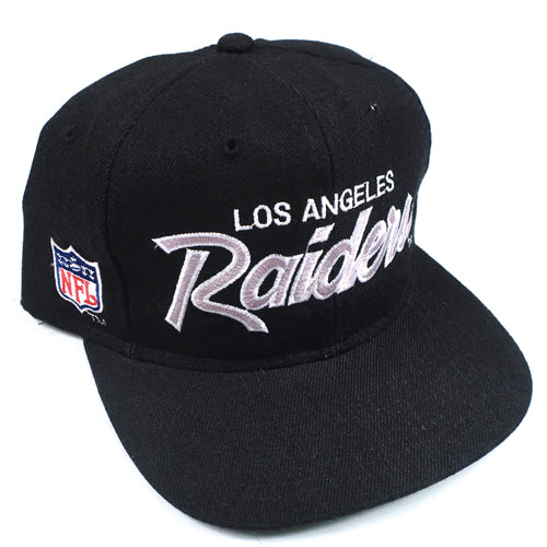 Vintage LA Los Angeles Raiders Script Snapback 90s Rap Hip