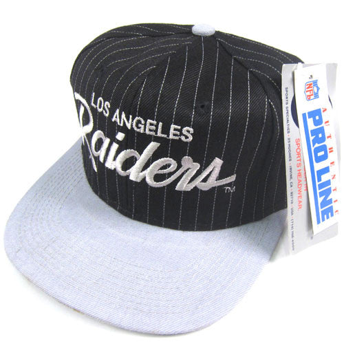 Vintage Los Angeles Raiders Script Snapback NWT