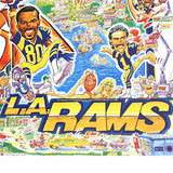 Vintage Los Angeles Rams Poster