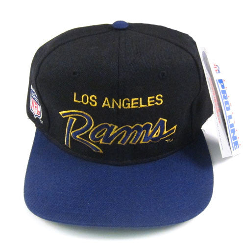Vintage Los Angeles Rams Script Snapback NWT 90s NFL Football – For All ...