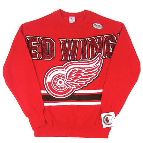 Vintage Detroit Red Wings Crewneck Sweatshirt NWT