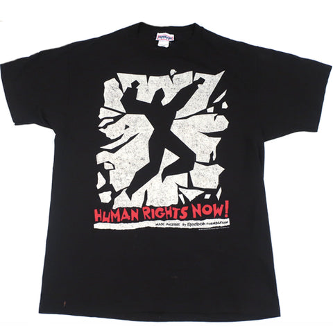 Vintage Reebok Human Rights Now! T-shirt