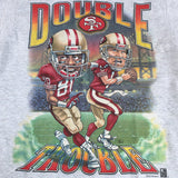 Vintage Jerry Rice Steve Young Caricature T-shirt