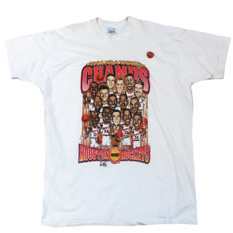 Vintage Houston Rockets Caricature T-shirt