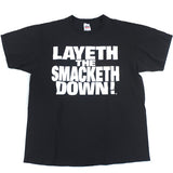 Vintage The Rock Layeth The Smacketh Down T-Shirt