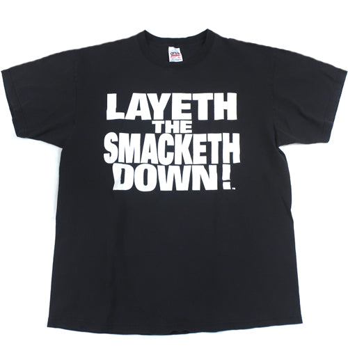 Vintage The Rock Layeth The Smacketh Down T-Shirt