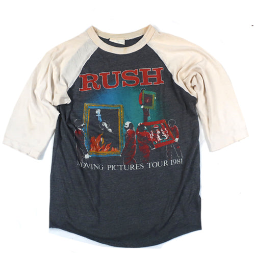 thumbnail image 2 of Official Rush T-Shirt – Moving Pictures 1981 Tour, New, S To XXL, Black, UK Made 2 of 4