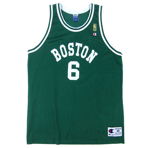 Vintage Bill Russell Boston Celtics Gold Champion Jersey