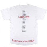 Vintage Sade Lovers Rock 2001 Tour T-Shirt