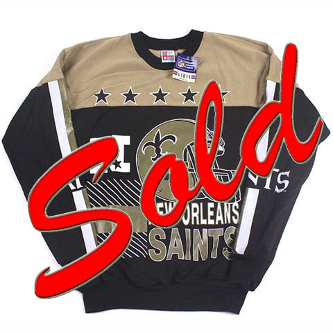 Vintage New Orleans Saints Crewneck Sweatshirt NWT