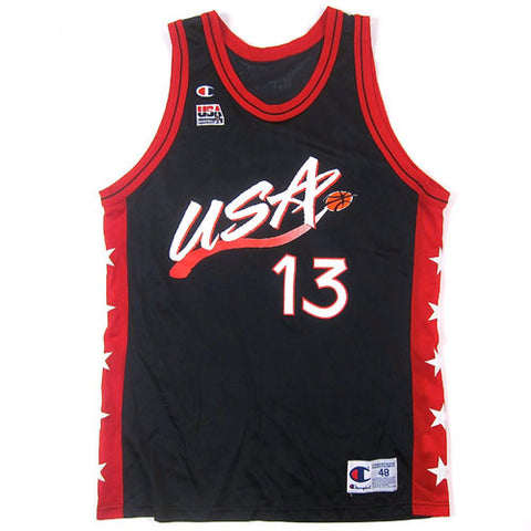 Vintage Shaq Shaquille O'neal 1996 USA Champion Jersey