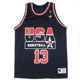 Vintage Shaq Shaquille O'Neal USA Champion Jersey