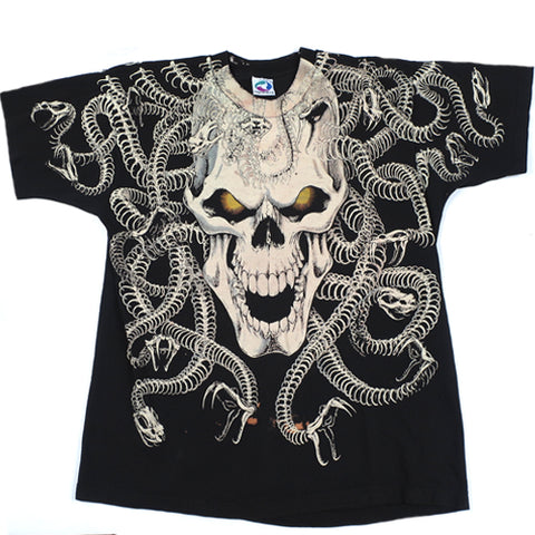 Vintage Skull Snakes T-Shirt