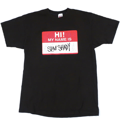 Vintage Eminem Hi My Name Is Slim Shady T-Shirt
