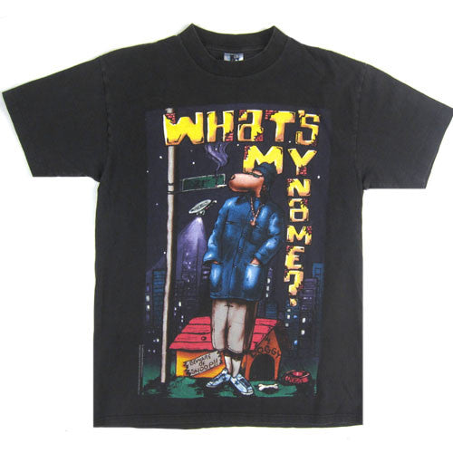 ラ*キ様 希少 90s Snoop Dogg Tシャツ What's my na Vintage Snoop Dogg Whats My Name? 1993 T-Shirt Hip Hop Rap 90's