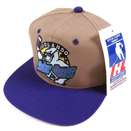 Vintage Orlando Solar Bears IHL Hockey Snapback Hat NWT