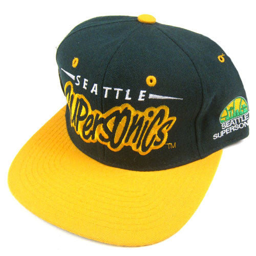 Vintage Seattle Supersonics Starter Snapback Hat NWT
