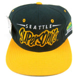 Vintage Seattle Supersonics Starter Snapback Hat NWT